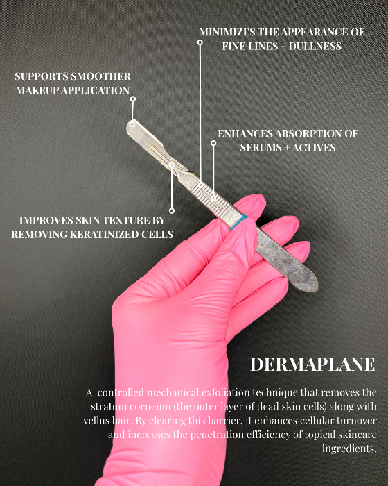 dermaplane scapel and reasons for treatment